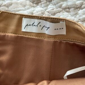 Petal & Pup Satin Skirt in Rust